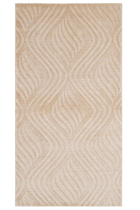 Naar Hali Nepal 3616 Yellow Modern Handwoven Carpet 80x150 - MALLTURK