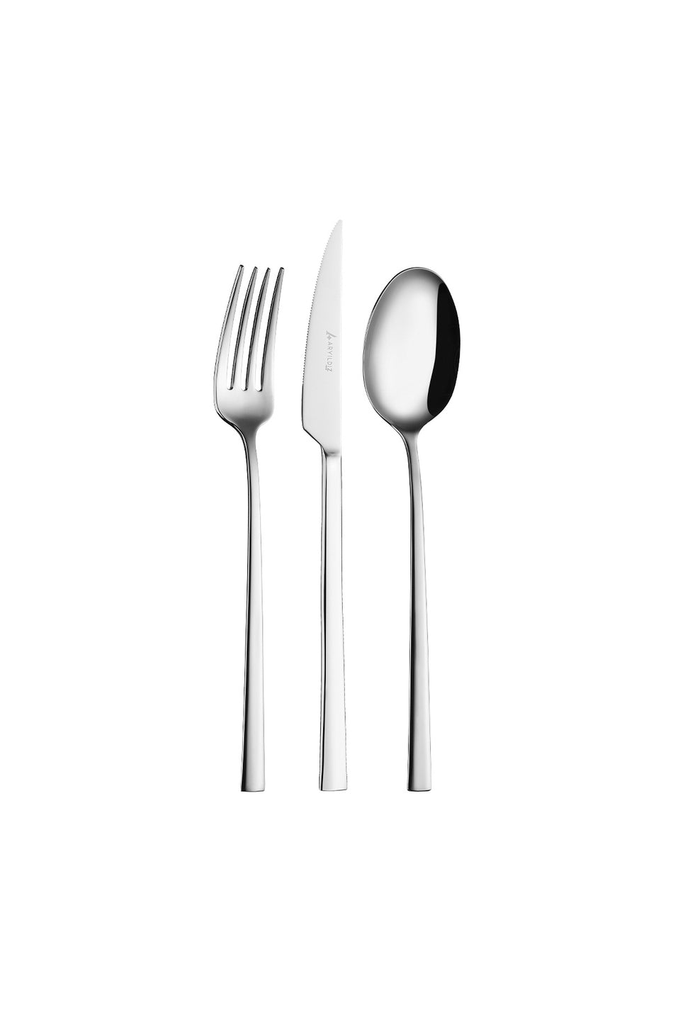 Aryildiz york 84 Piece 12 Place Setting Flatware Set - MALLTURK