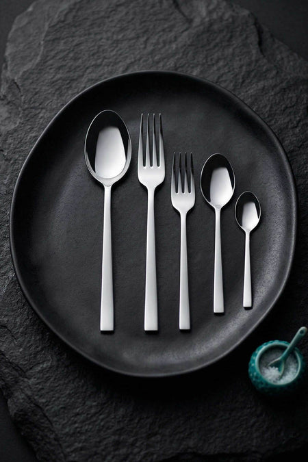 Tac felina viento 60 Piece 12 Place Setting Fork Spoon Set 18 10 Stainless Steel 304 kalite - MALLTURK