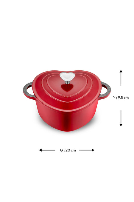 Emsan Kalp Cast Pot