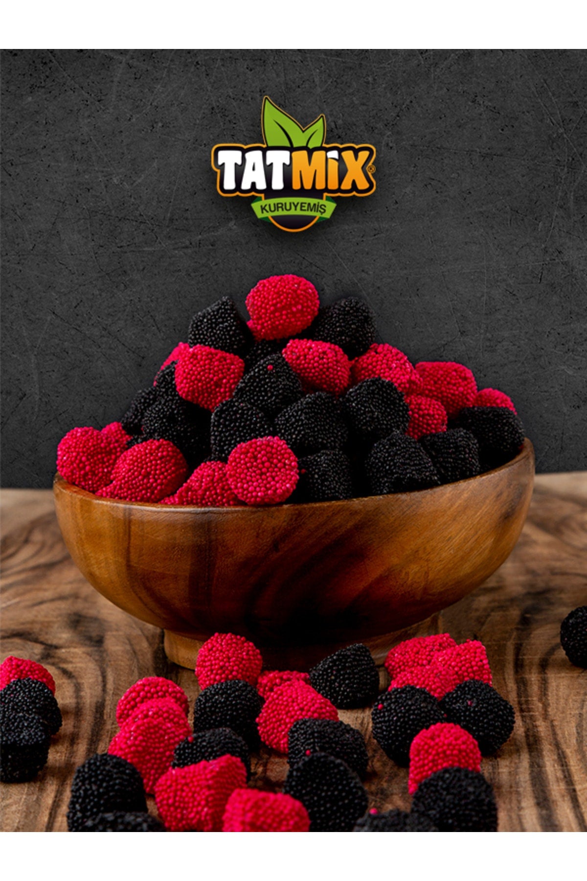Tatmix Jelly Turkish Delight ahududu bogurtlen 500gr - MALLTURK