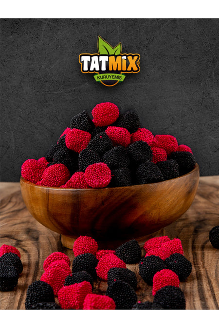 Tatmix Jelly Turkish Delight ahududu bogurtlen 500gr - MALLTURK