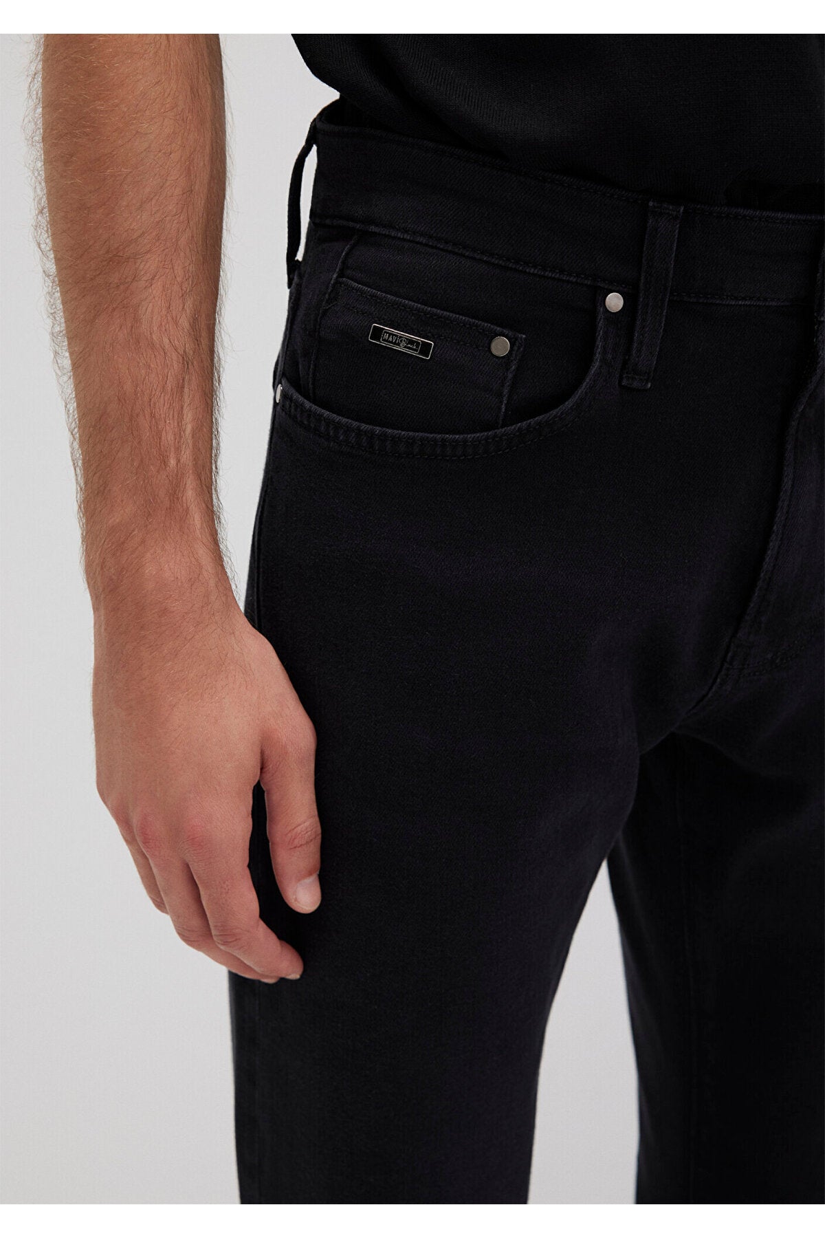 Mavi Marcus Lux Black Dark Anthracite Smoke Jeans 0035190822 - MALLTURK