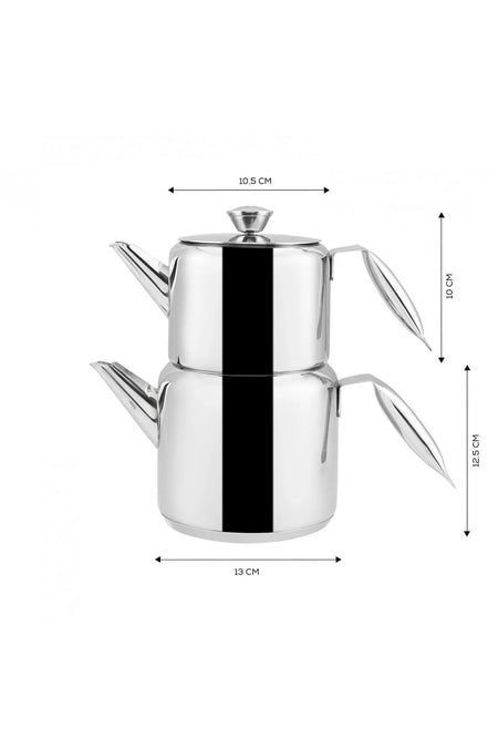 Karaca Granada Midi Stainless Steel Teapot Set - MALLTURK