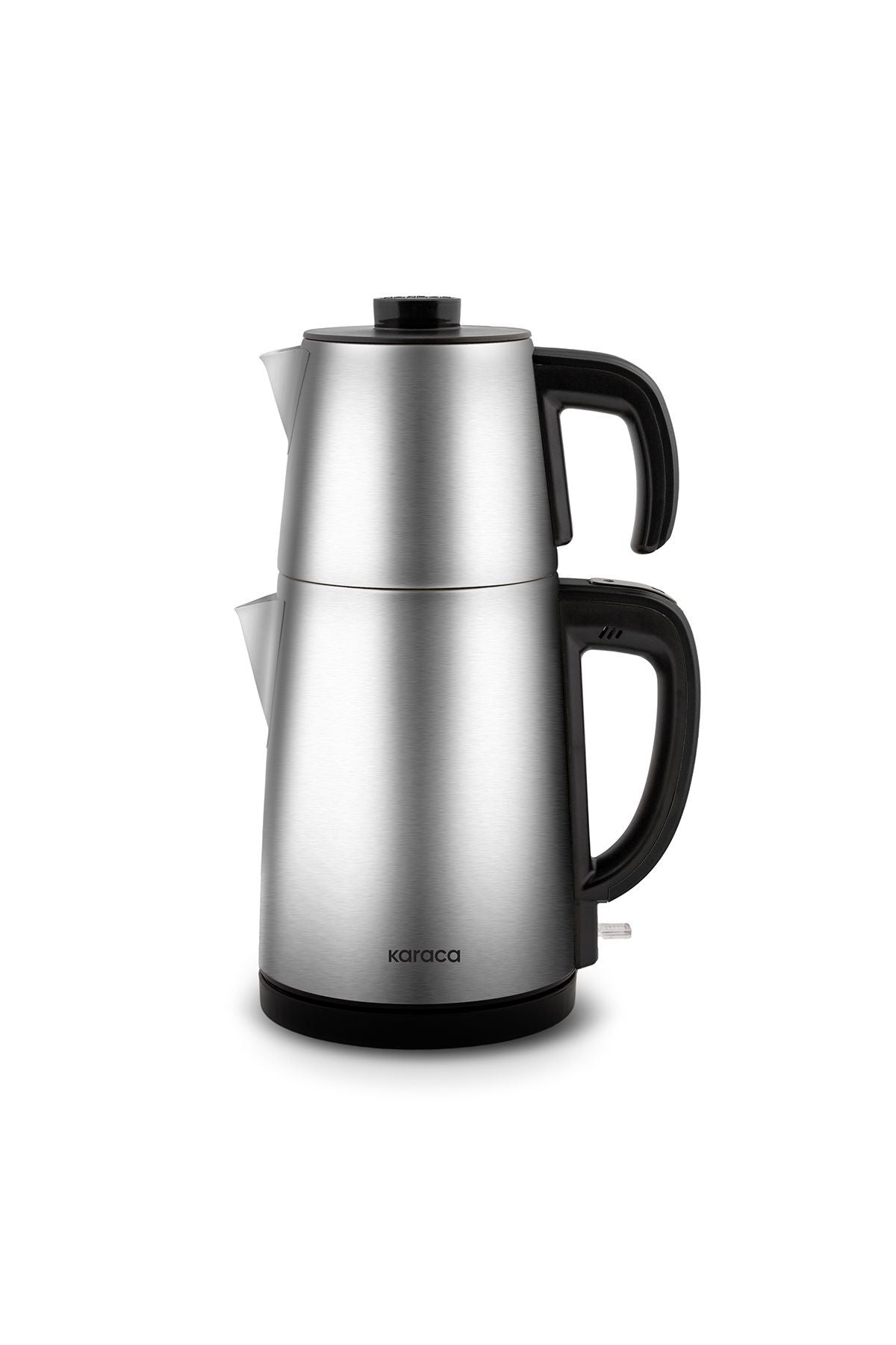 Karaca Gastro Dem 2 in 1 Stainless Steel Tea Maker and Water Heater Chrome - MALLTURK