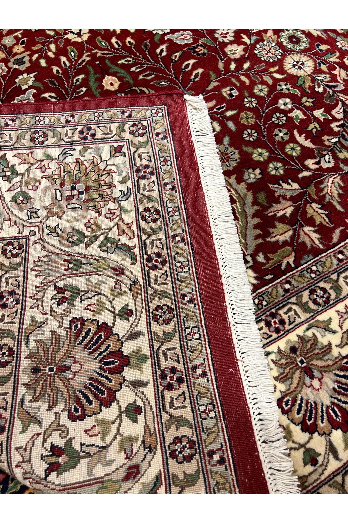 RD RAMAZAN DAG Hand Rug Art Hand-Woven Indian Rug Hereke Design Size 300x200 - MALLTURK