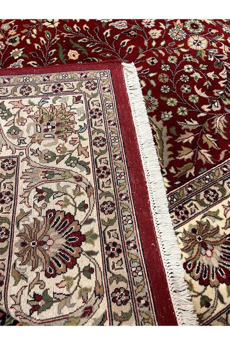 RD RAMAZAN DAG Hand Rug Art Hand-Woven Indian Rug Hereke Design Size 300x200 - MALLTURK