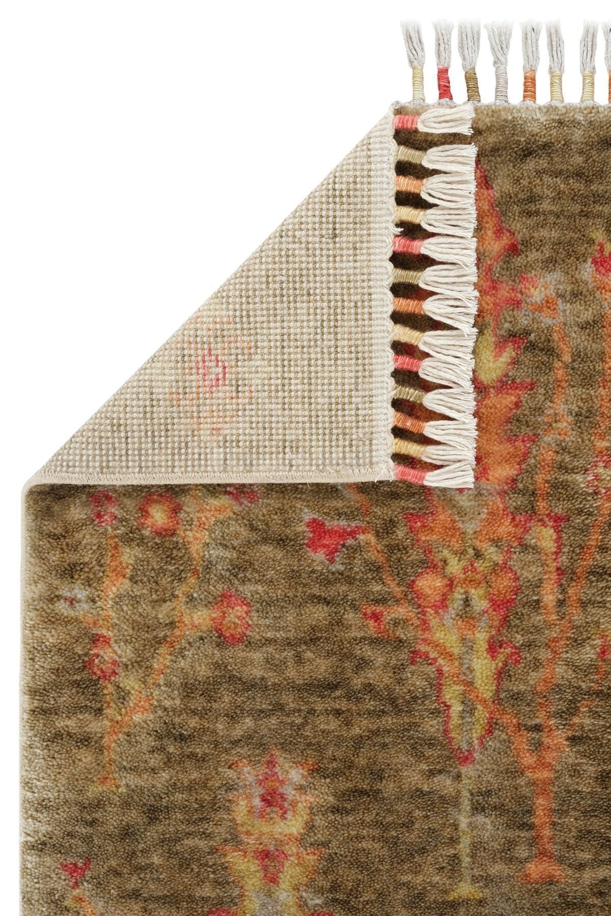 Cool Hali Galata 08 Khaki Carpet Authentic Living Room Carpet Bohemian Scandinavian Carpet Bamboo Carpet Handwoven Hallway Carpet - MALLTURK