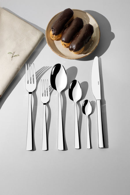 Nehir deniz Plain 6 Place Setting 36 Piece Flatware Set - MALLTURK