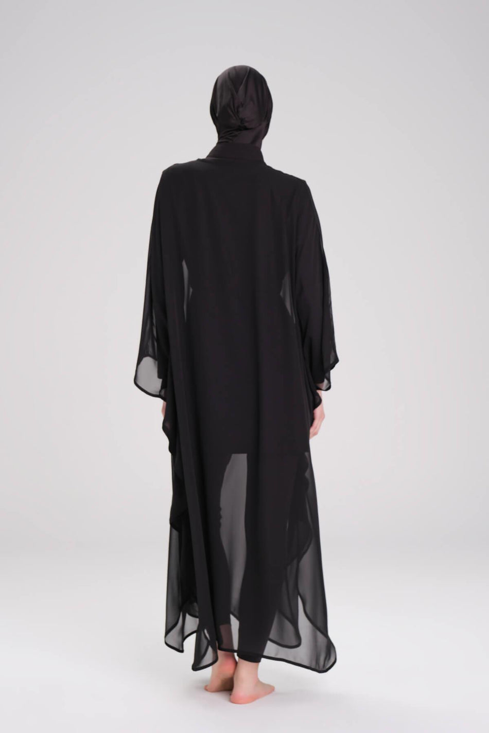 Hasema Black Long Pareo 4093