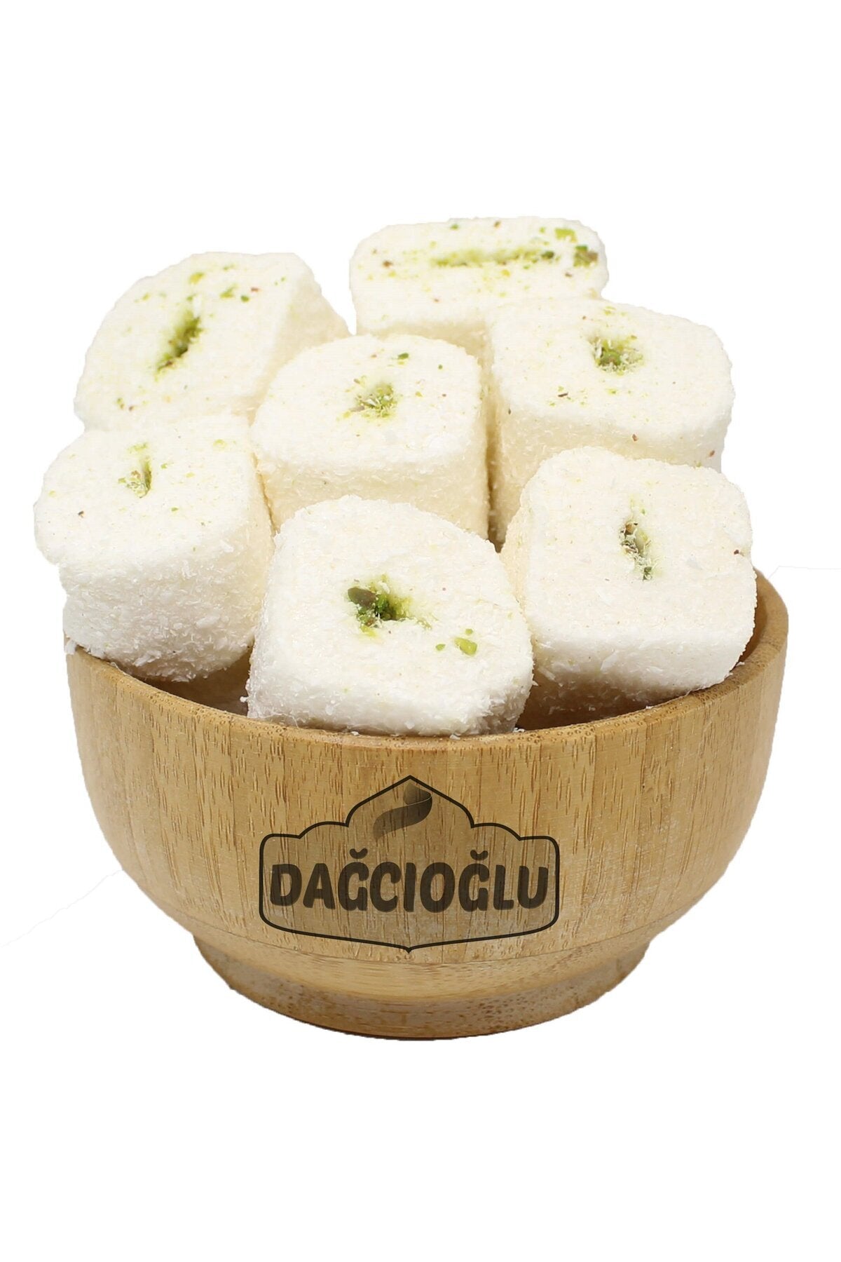 Dagcioglu Coconut sut Flavored Sultan Turkish Delight 500 g - MALLTURK