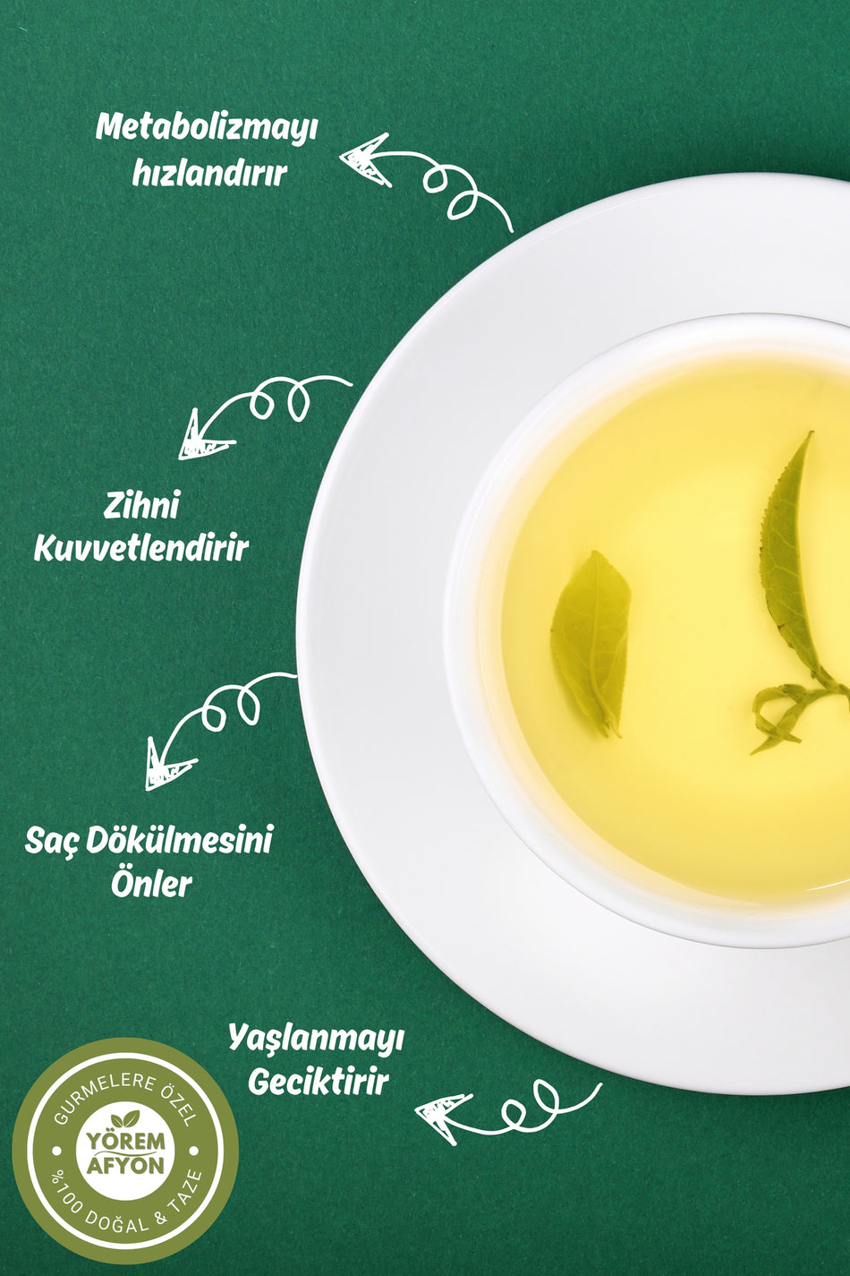 Gulcehre Yorem Afyon High Altitude Harvest Mind-Revitalizing Oolong Tea {Thea Sinensis} | 60g - MALLTURK