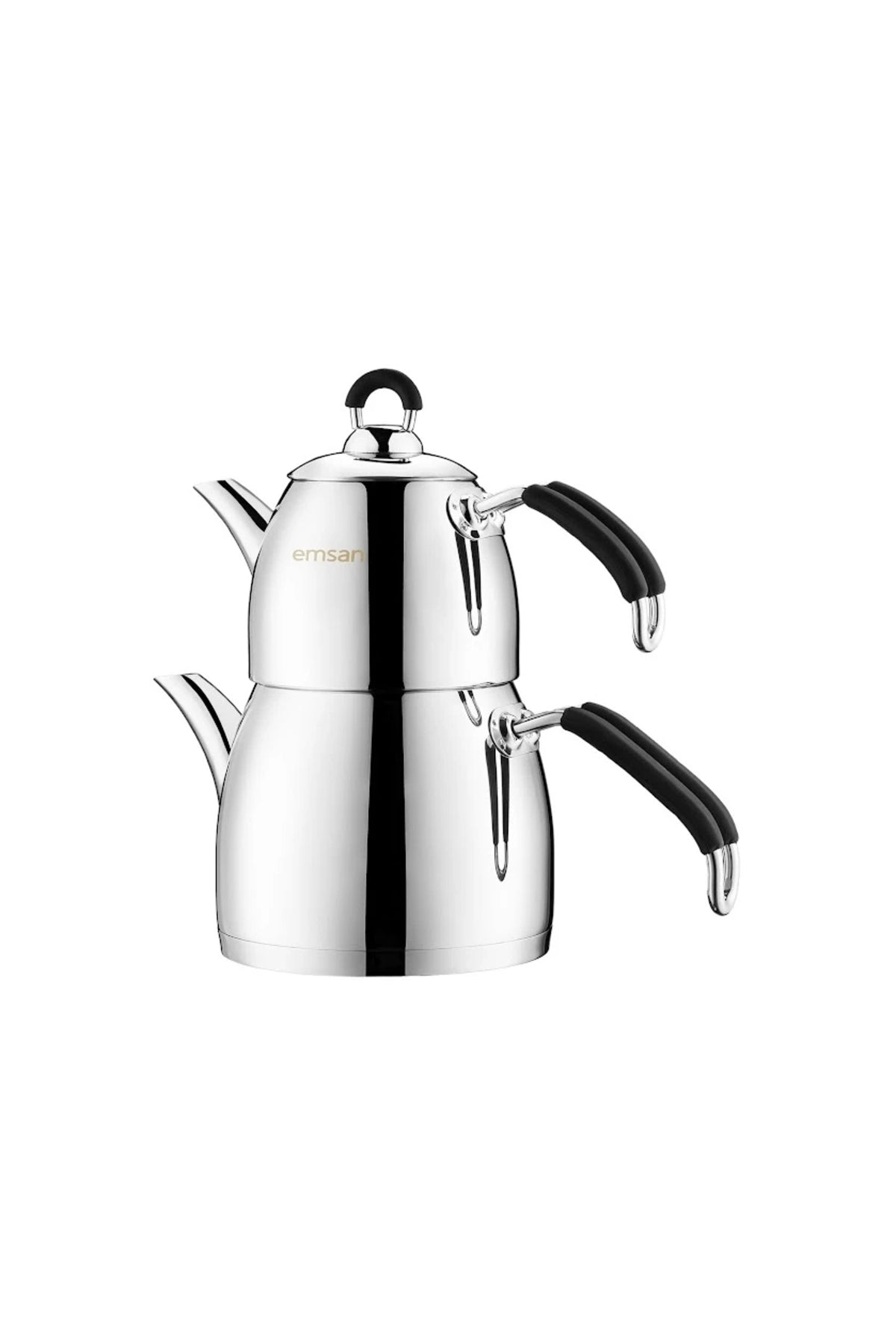 Emsan Mina Mini Teapot Set, Black - MALLTURK