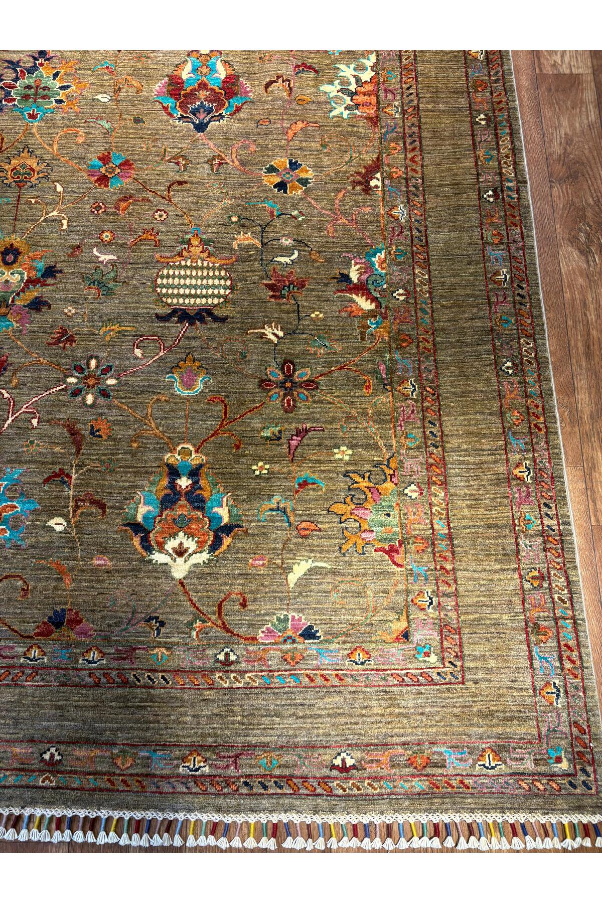 Wool Hand-Woven Afghan Rug