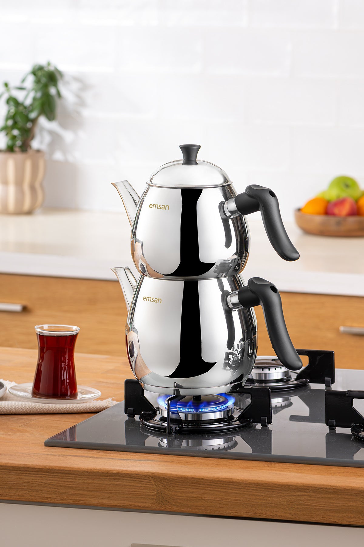 Emsan Damla Midi Teapot - MALLTURK