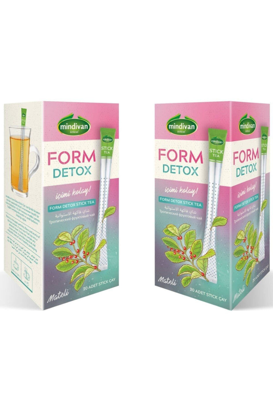 Teh Batang Mindivan Form, 20 Kemasan (Suplemen Diet)