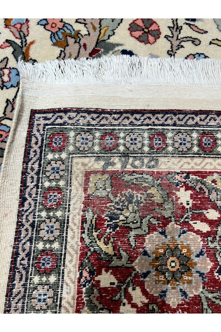 RD RAMAZAN DAG Hand Rug Art Hand-Woven Sumerbank Hereke Rug Signed Polonez Design Size 300x200 - MALLTURK