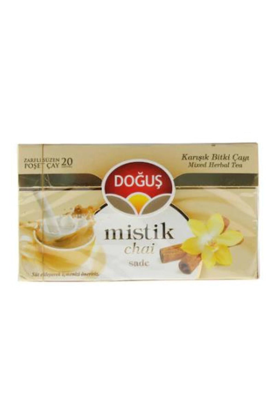 Saquetas de chá simples Mystic Chai Dogus 20 x 2,5 gr