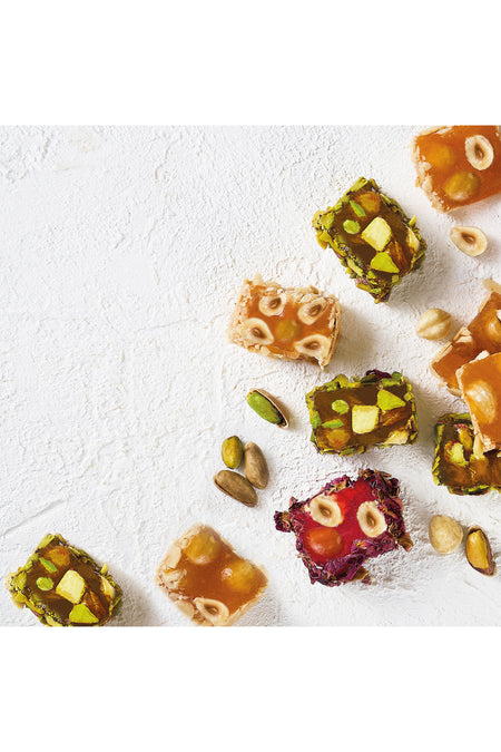 Lokum Atolyesi premium Turkish Delight Pistachio Hazelnut cesnili 150g - MALLTURK