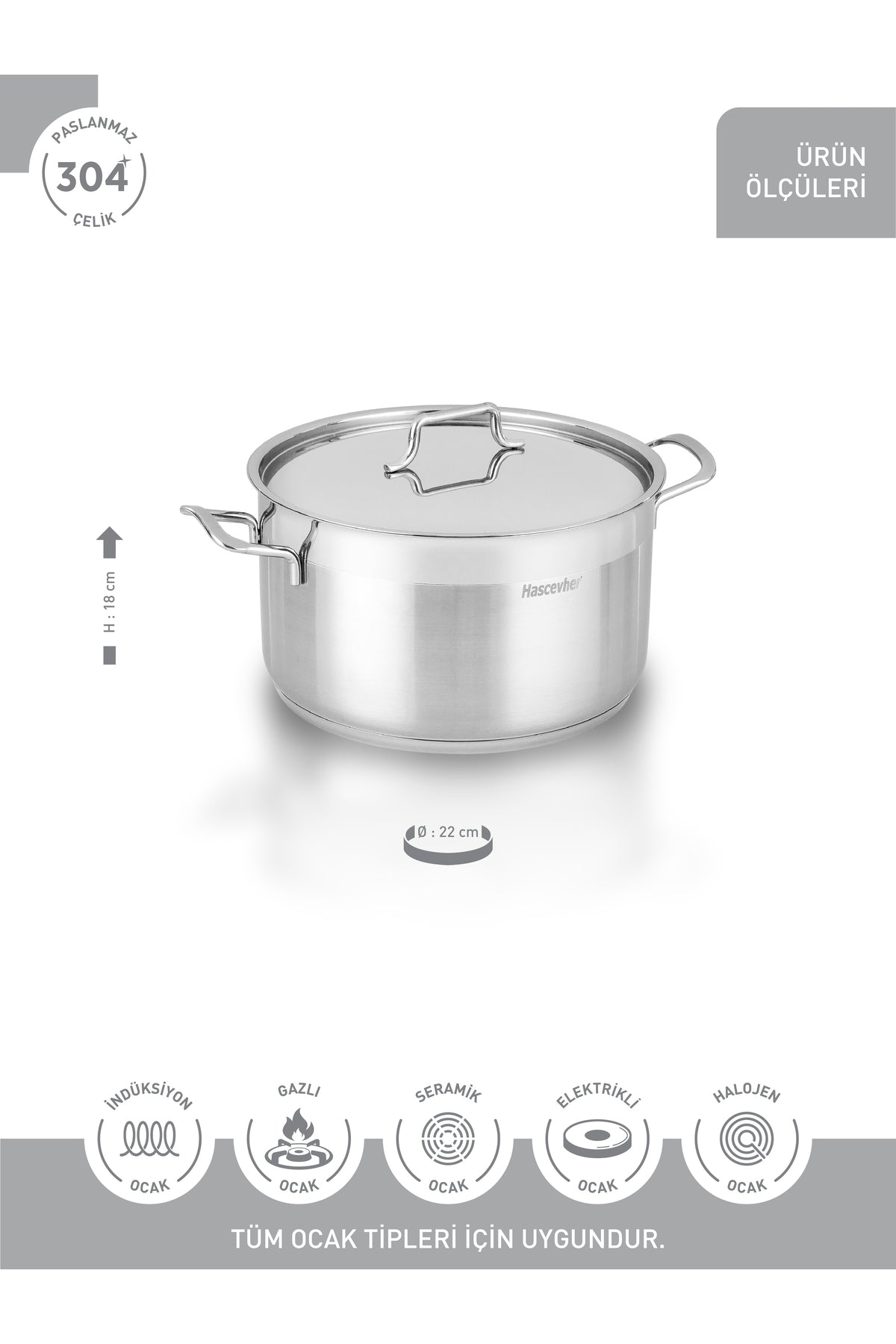 Hascevher Anett Stock Pot - MALLTURK