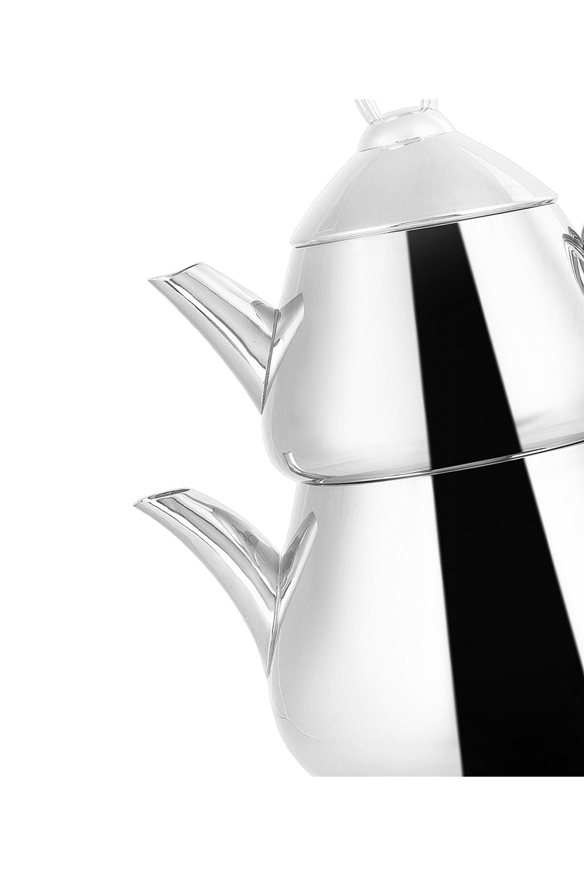 Karaca Porcelain Maxi Teapot Set with induction Base and Free Teapot - MALLTURK