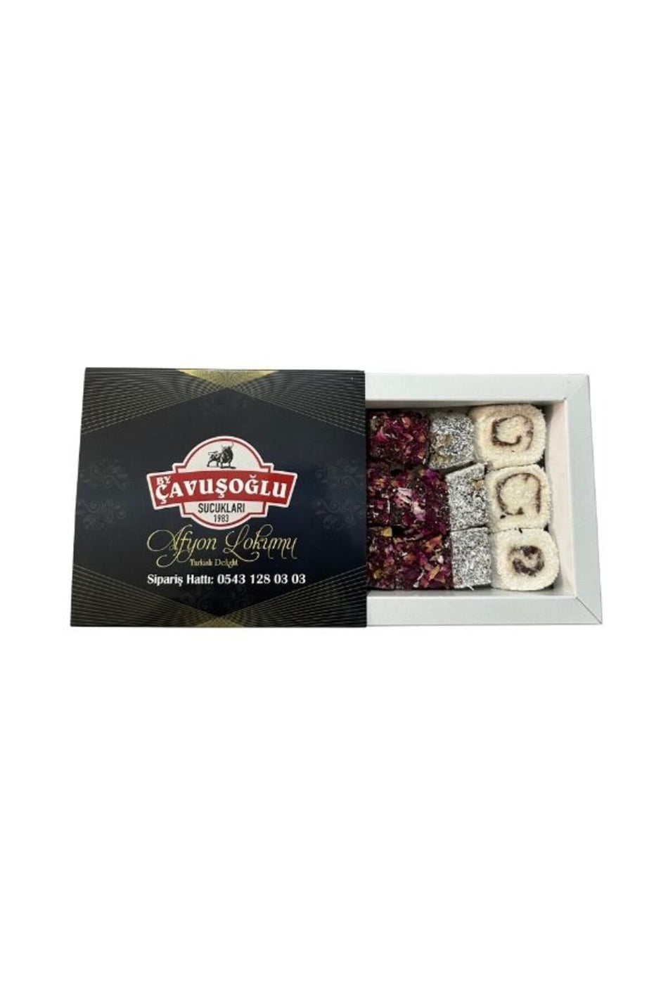 By cavusoglu sucuklari 1983 by cavusoglu Assorted Turkish Delight 250 g - MALLTURK
