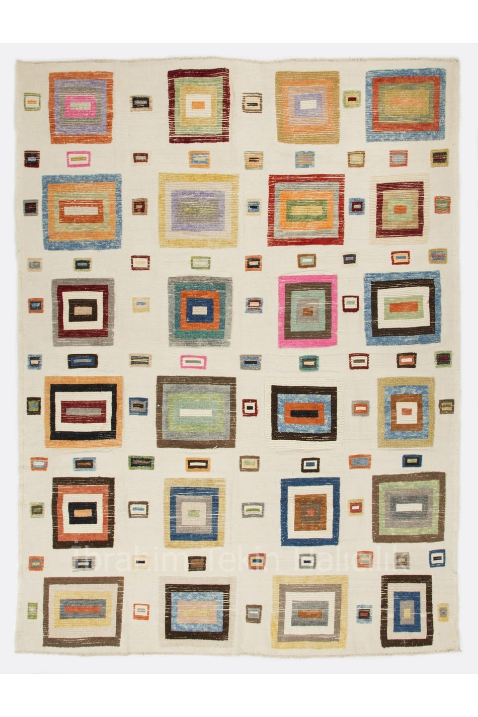 Tekin (264 x 356 cm) handgeknoopt veelkleurig zachtpolig vloerkleed, 100% wol, andere opties beschikbaar.