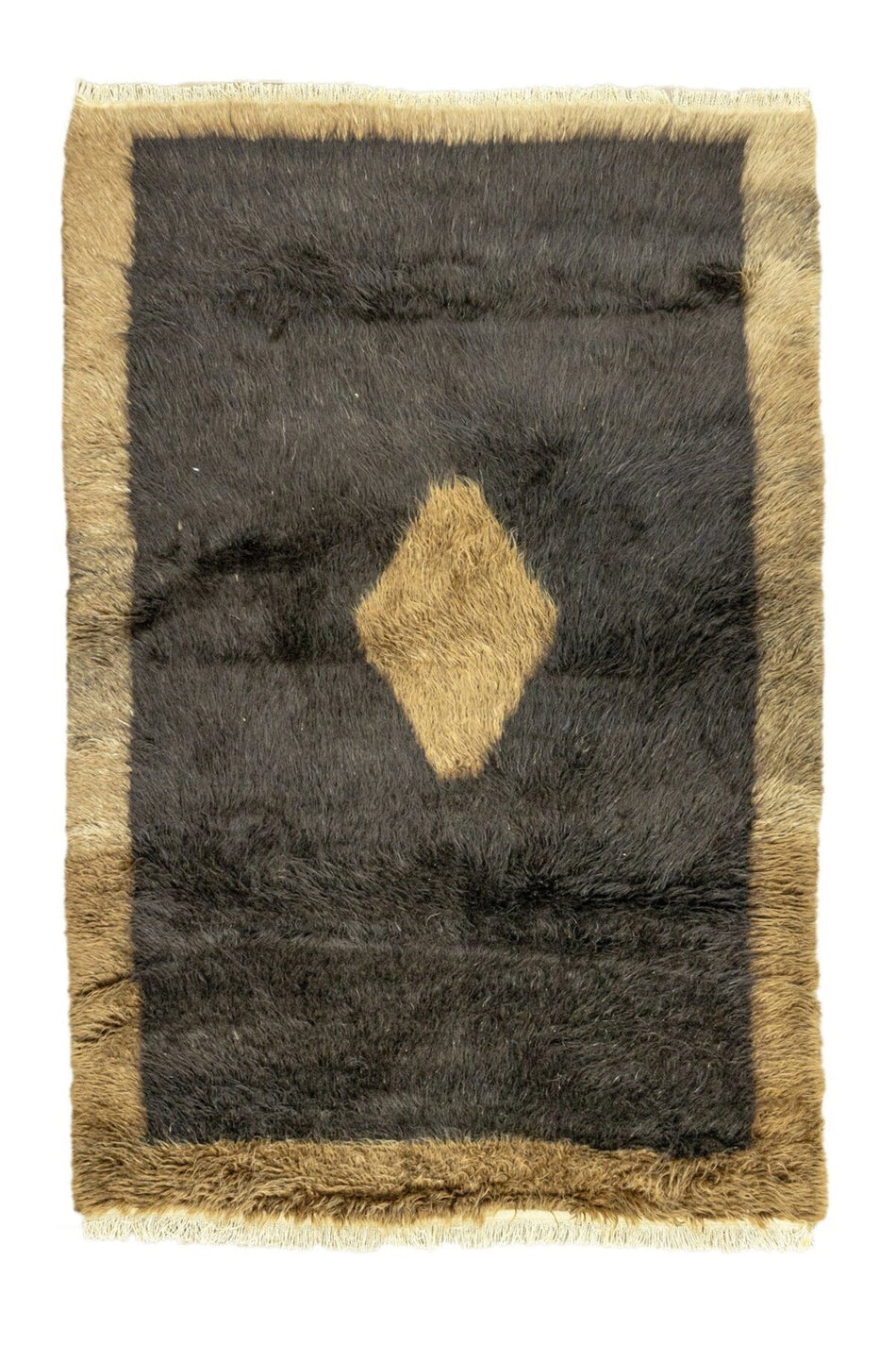 Soho Antiq Patio Natural Colored Wool Rug 124x179 cm - MALLTURK