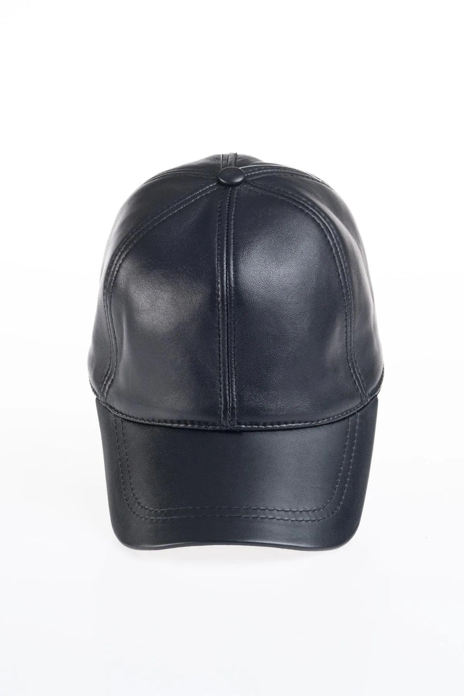 Fubileather Unisex Baseball Leather Cap - Genuine Leather Cap