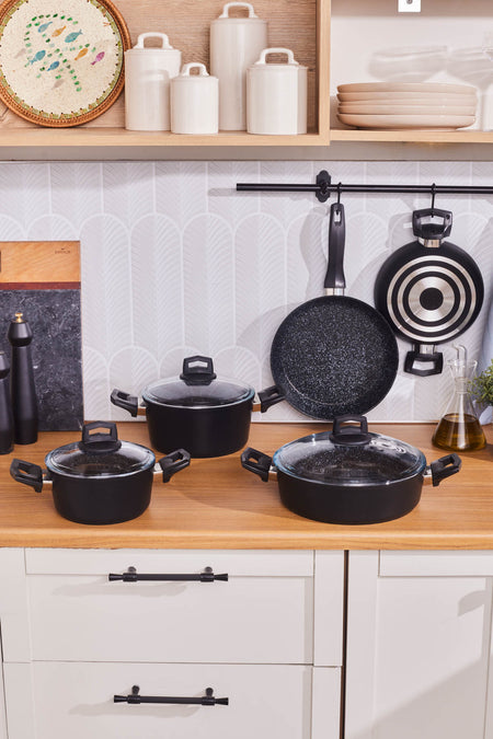 Karaca Biogranit Power New 8 Piece Cookware Set - MALLTURK