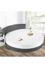 koce Yuvarlak Waterproof Mattress Protector - MALLTURK