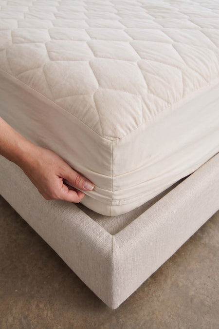 Alez Fabrikasi Waterproof Cotton Quilted Fitted Mattress Protector - MALLTURK