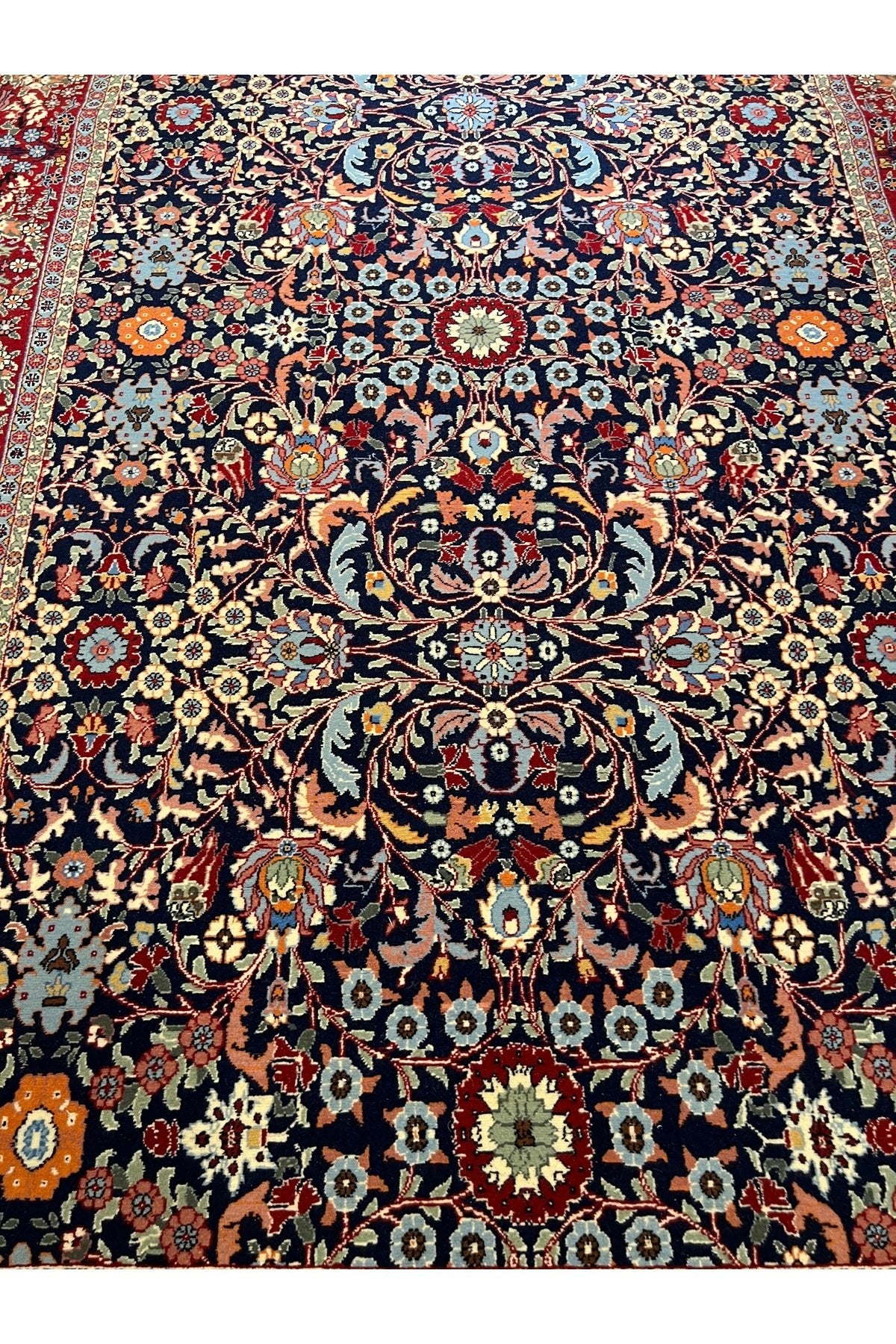 RD RAMAZAN DAG Hand Rug Art Hand-Woven Hereke Rug 100.Anniversary Series Lalezar Design Size 220x150 - MALLTURK