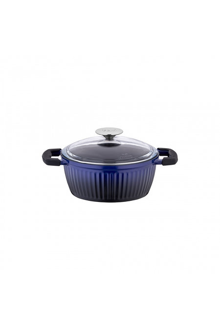 Tac Valeriya Glass Lid 7 Piece Cast Cookware Set - MALLTURK