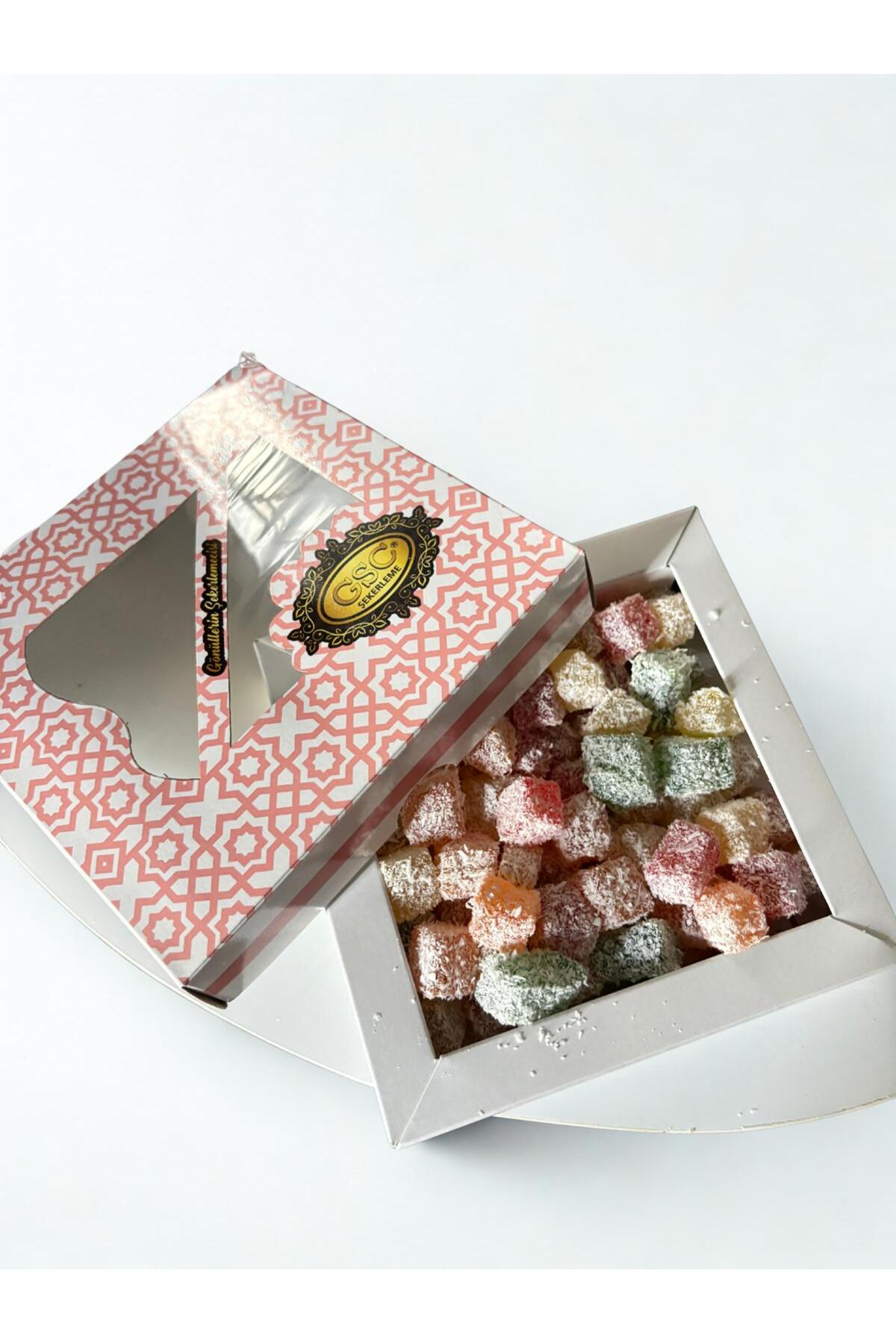 GSC SEKERLEME Coconut Mini Turkish Delight 500gr - MALLTURK