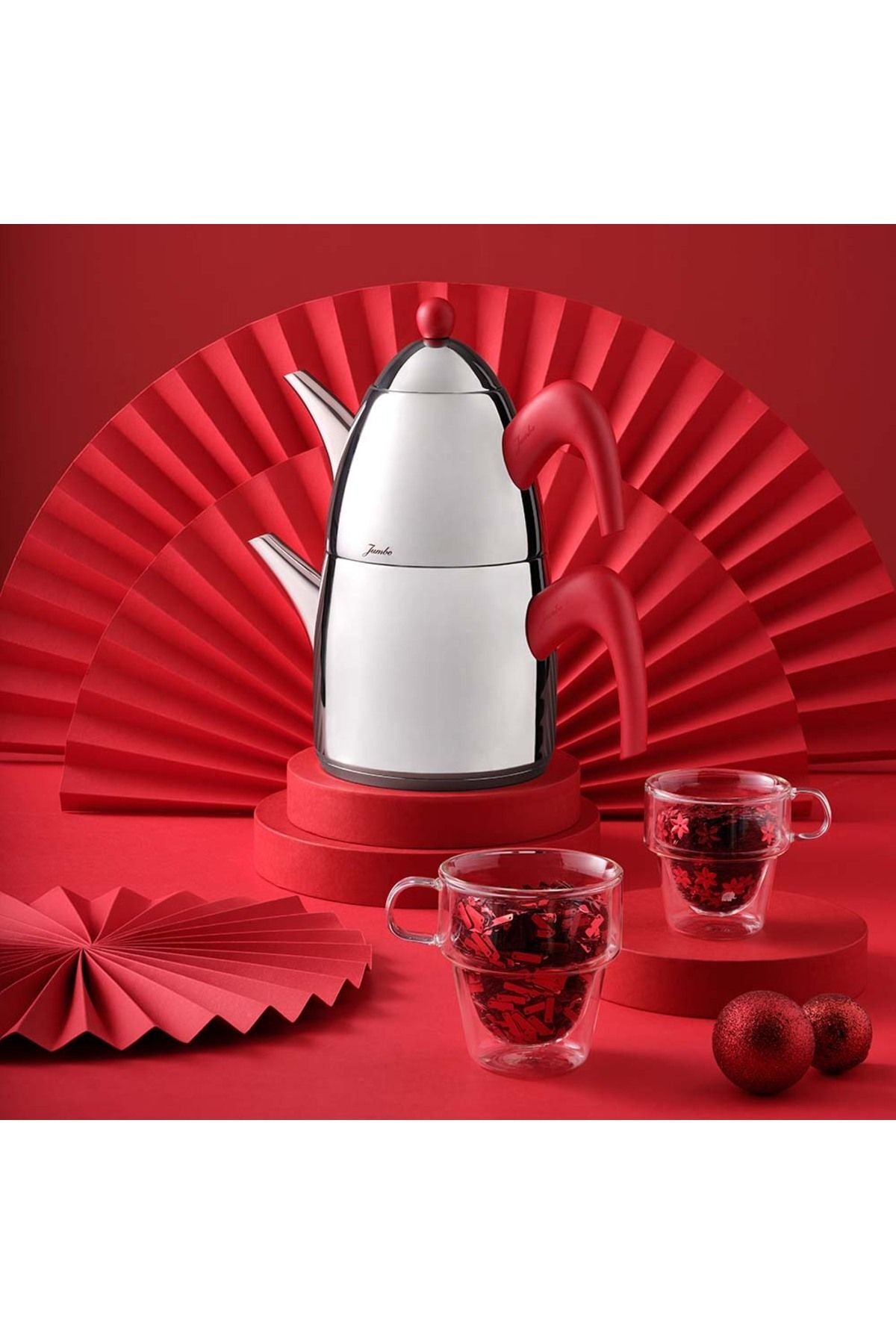 Jumbo 6500 Red induction Base Kettle - MALLTURK