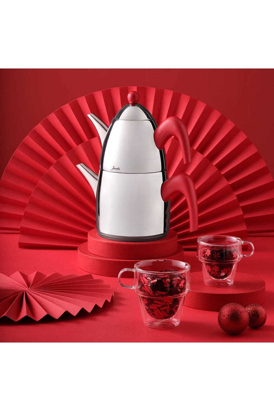 Jumbo 6500 Red induction Base Kettle - MALLTURK