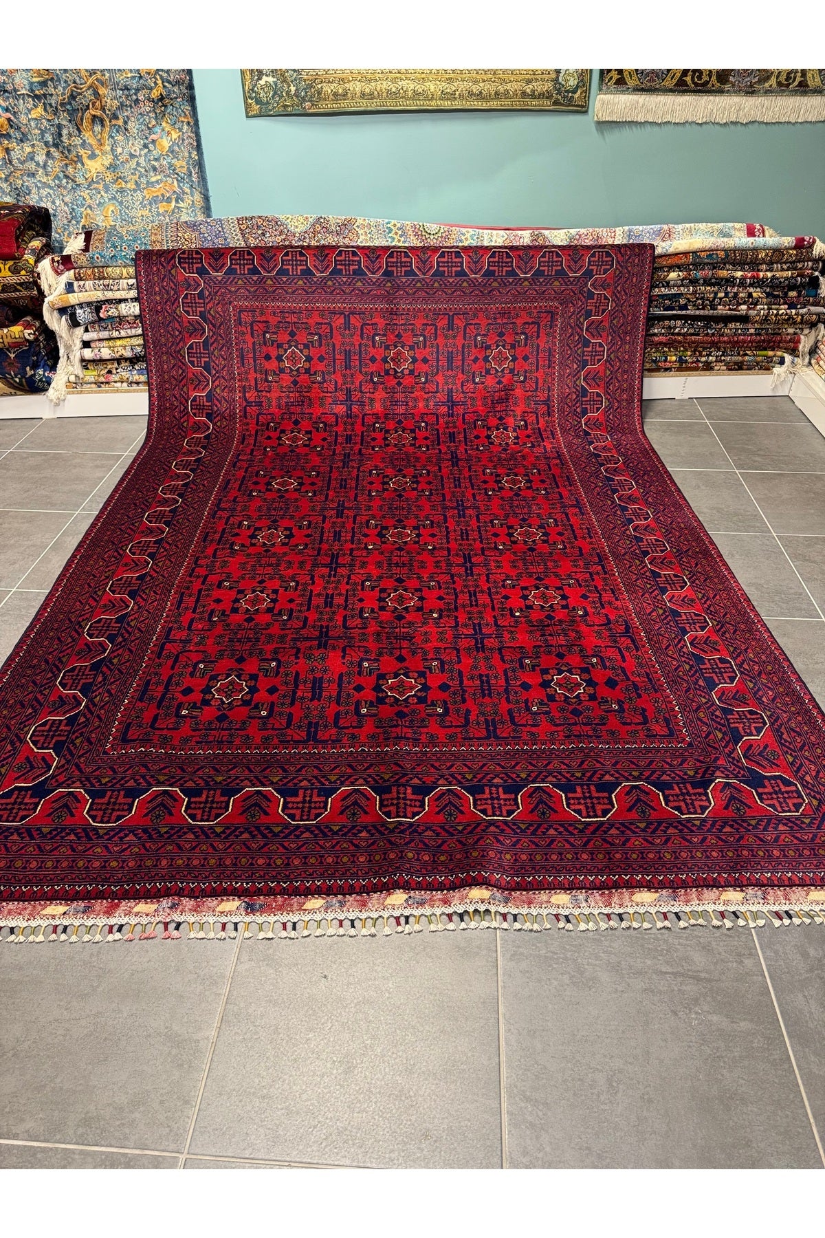HSD Hand-Woven Afghan Rug Bilicik