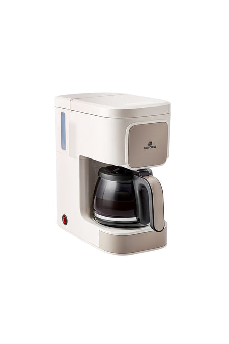 Karaca 2-in-1 Tea and Filter Coffee Maker, 5-Cup Capacity, Keep Warm Function - MALLTURK