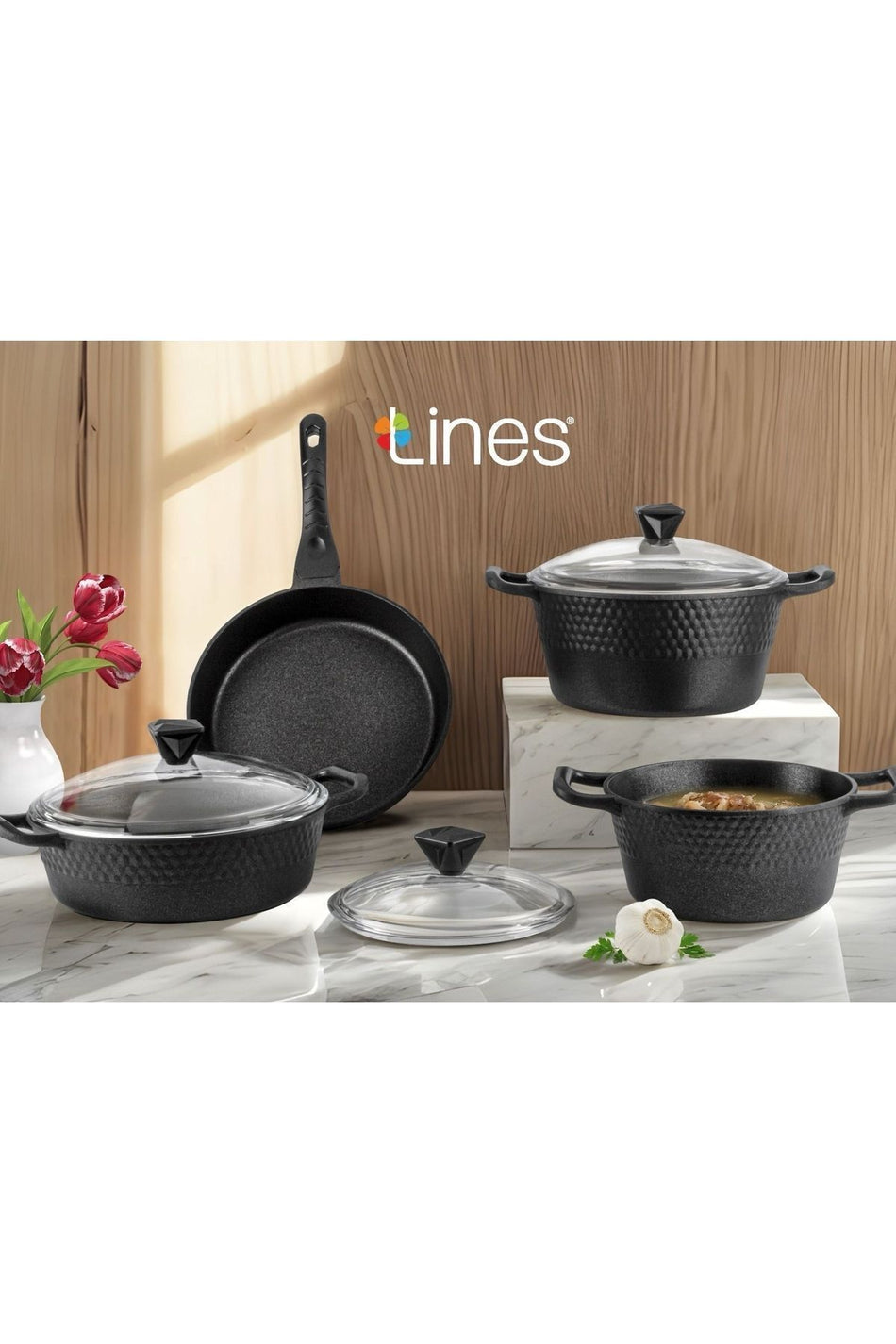 Lines Cast titanyum 7 Piece - MALLTURK