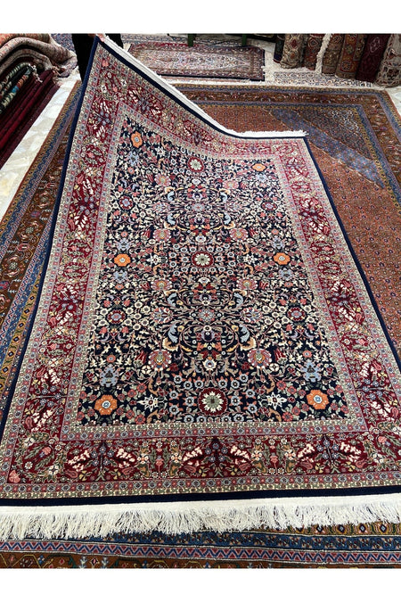 RD RAMAZAN DAG Hand Rug Art Hand-Woven Sumerbank Hereke Rug Signed Lalezar Design.Size 220x150. - MALLTURK