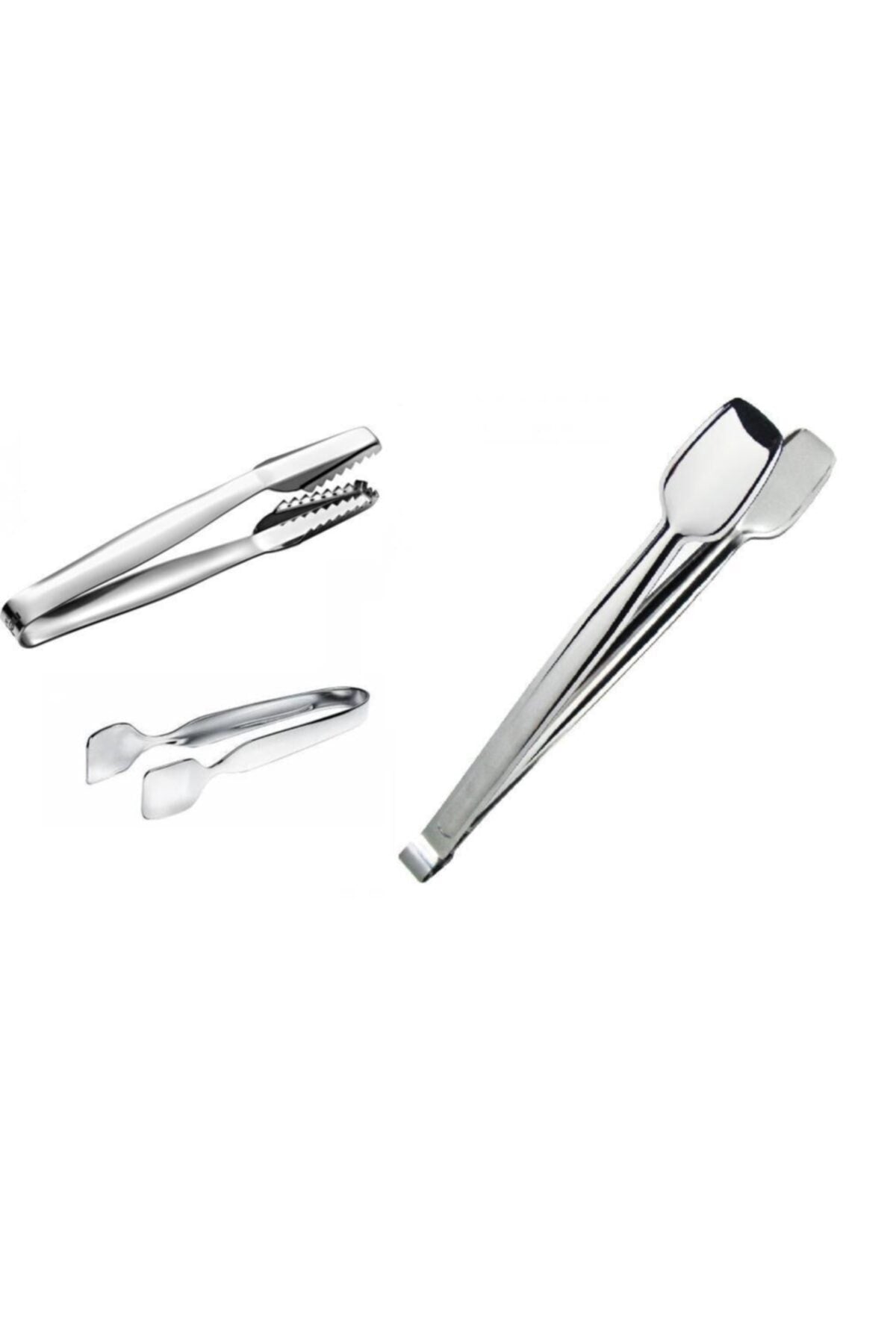 Nehir Steel Ice Tongs Sugar Tongs Grill Tongs 3 lu set - MALLTURK