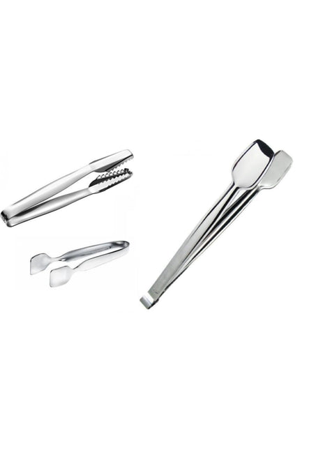 Nehir Steel Ice Tongs Sugar Tongs Grill Tongs 3 lu set - MALLTURK