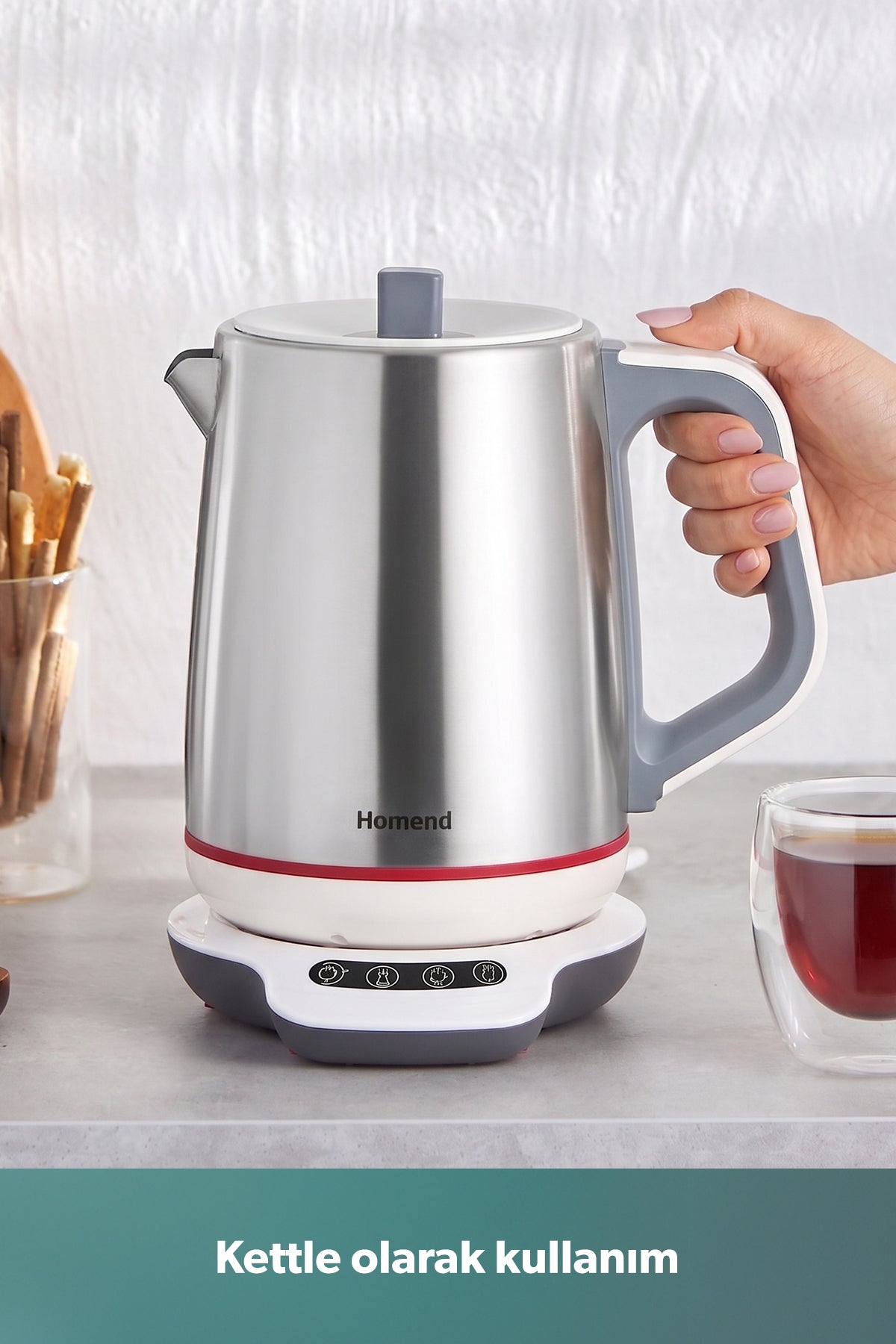 HOMEND Royaltea 1709h Talking Tea Maker (TOUCHSCREEN BASE) - MALLTURK