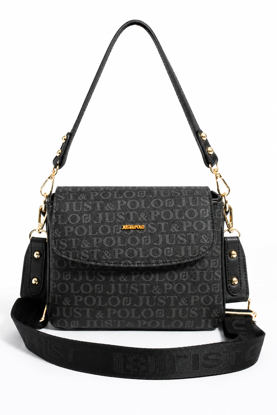 Just Polo Women's Three-Compartment Shoulder Bag - MALLTURK