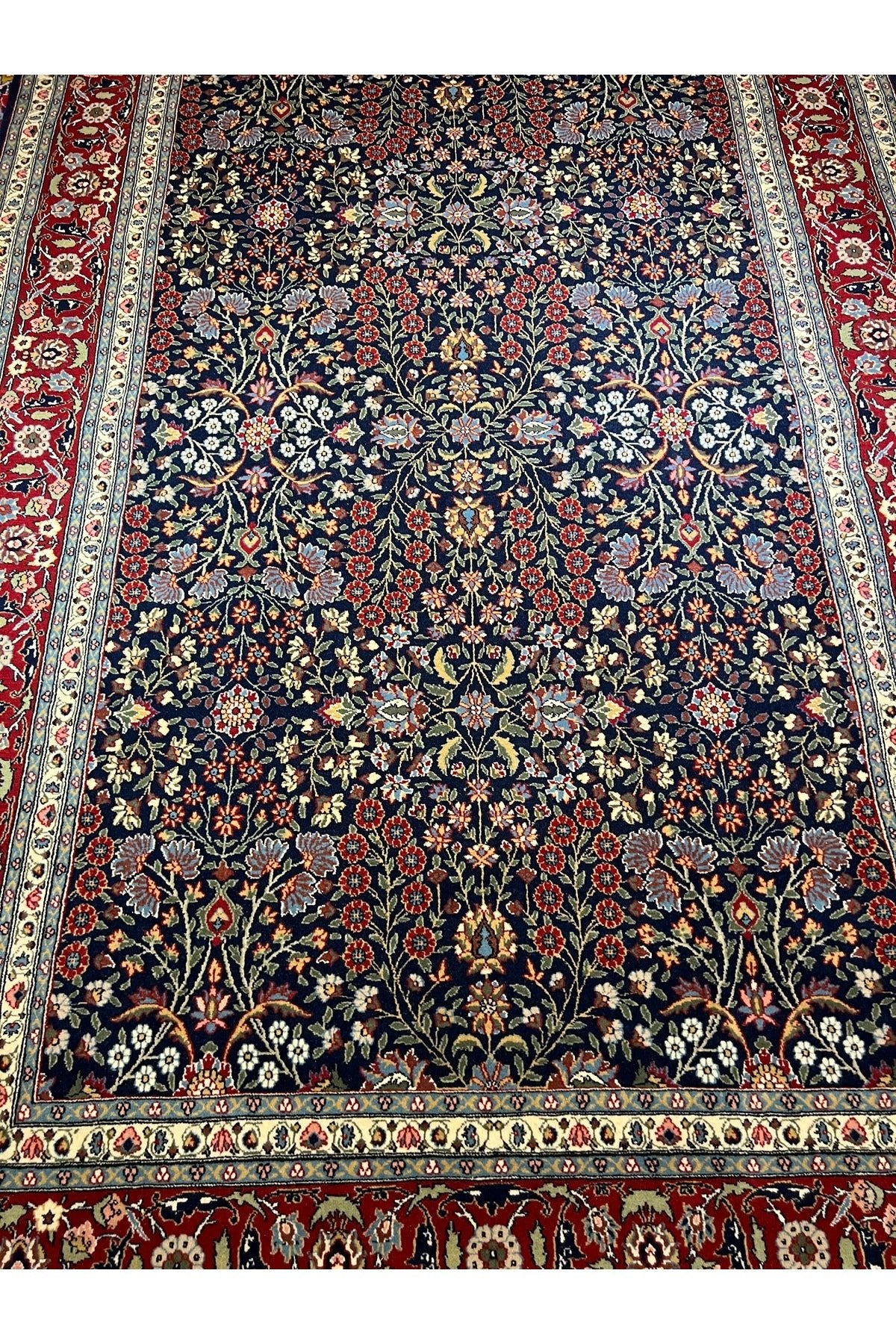 RD RAMAZAN DAG Hand Rug Art Hand-Woven Hereke Rug Seven Mountains Flower Size 240x165.. - MALLTURK