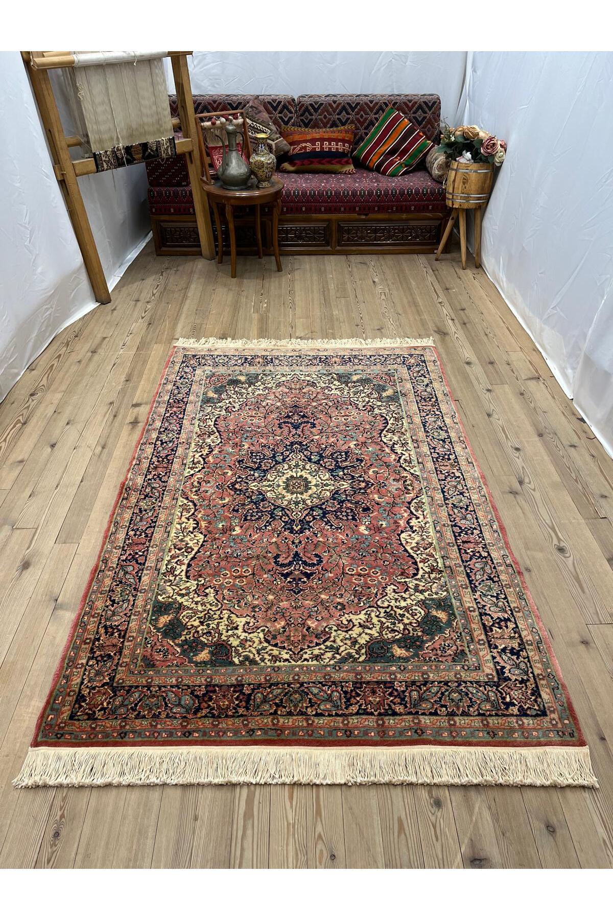 SIRVAN Rug Hand-Woven KONYA LADIK Rug - 124x197 - MALLTURK
