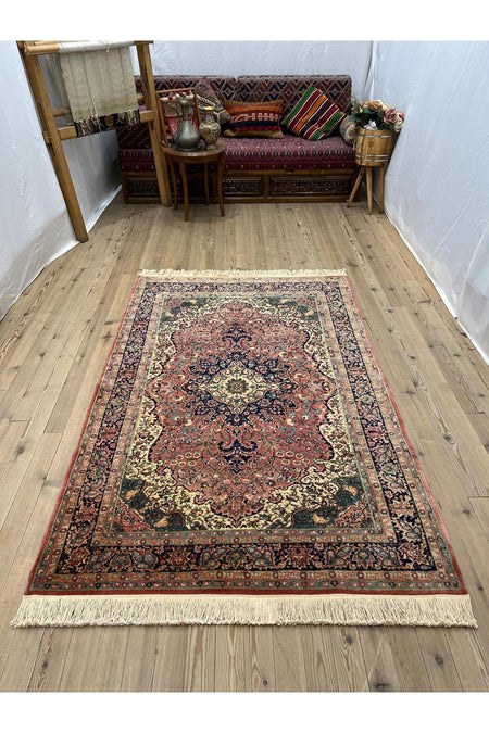 SIRVAN Rug Hand-Woven KONYA LADIK Rug - 124x197 - MALLTURK