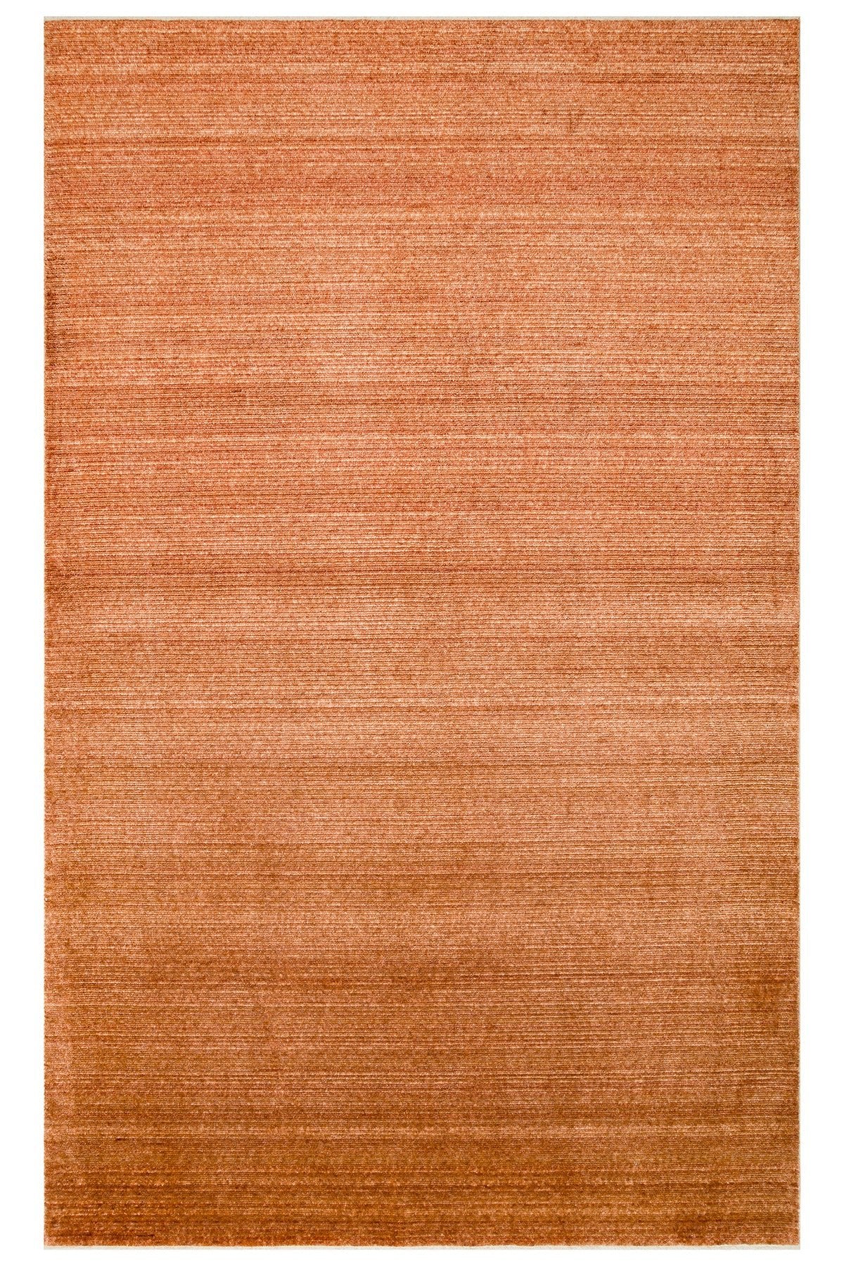 Nesem Hali Boutique EKOHali Gessi GES Plain Terracotta is a modern, non-shedding rug produced on special looms. - MALLTURK