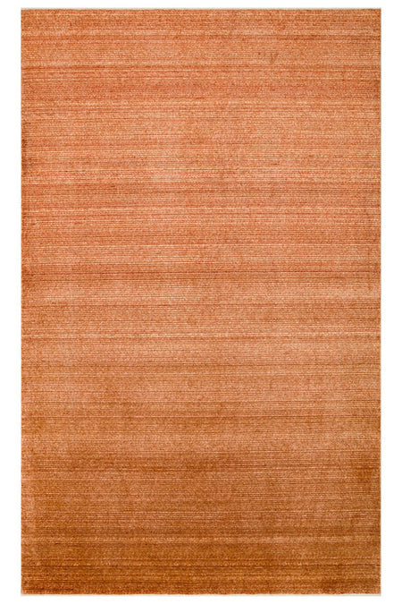 Nesem Hali Boutique EKOHali Gessi GES Plain Terracotta is a modern, non-shedding rug produced on special looms. - MALLTURK